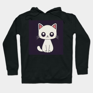 Cartoon cat character icon logo Hoodie